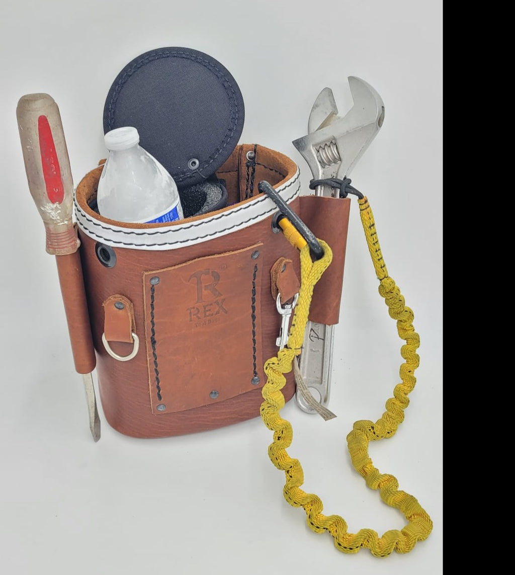 LEATHER BOLT BAG
