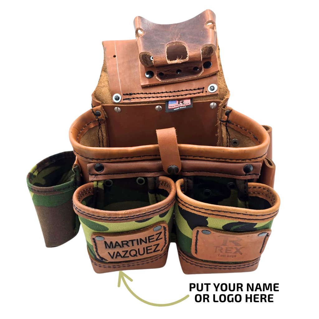 ROOFING OR WOOD FRAMING LEATHER FASTENER BAG