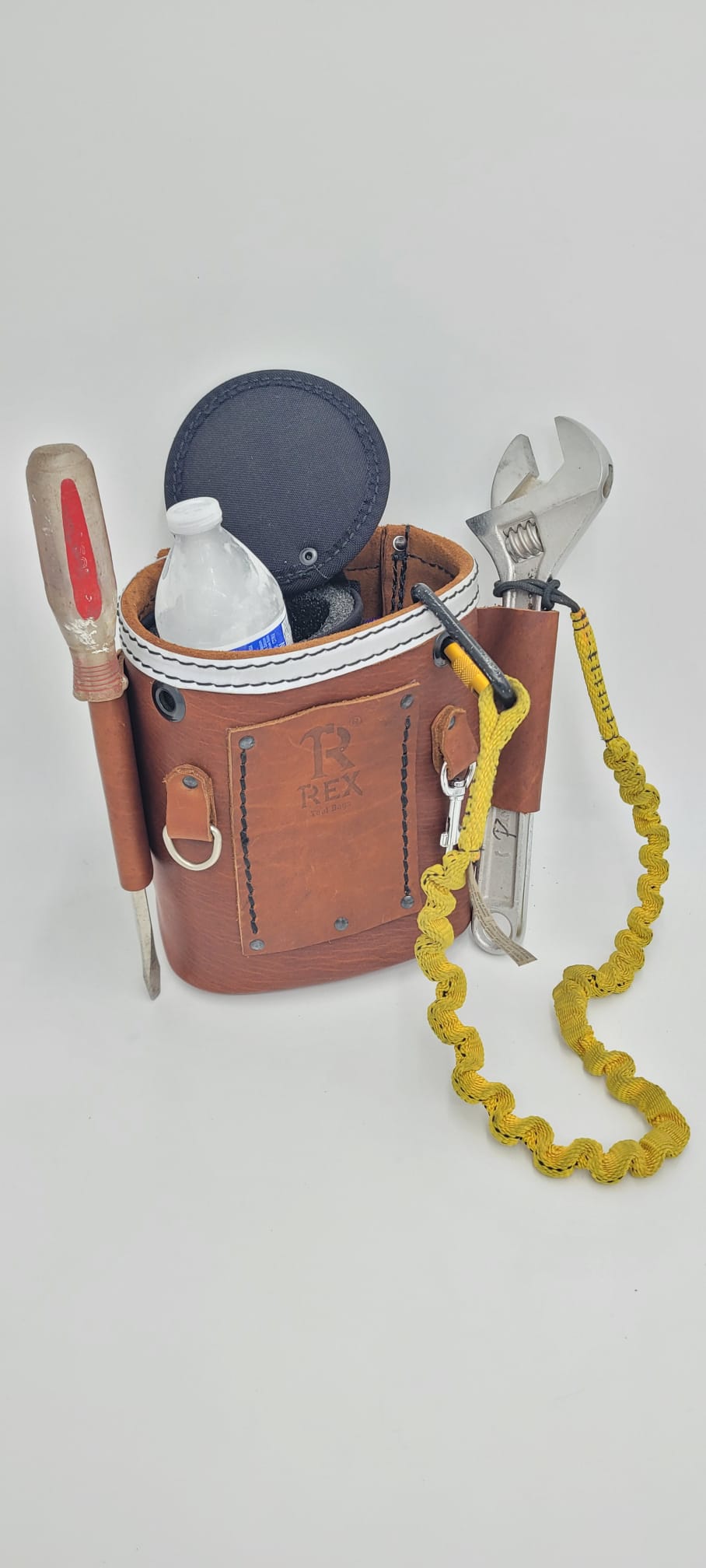 LEATHER BOLT BAG