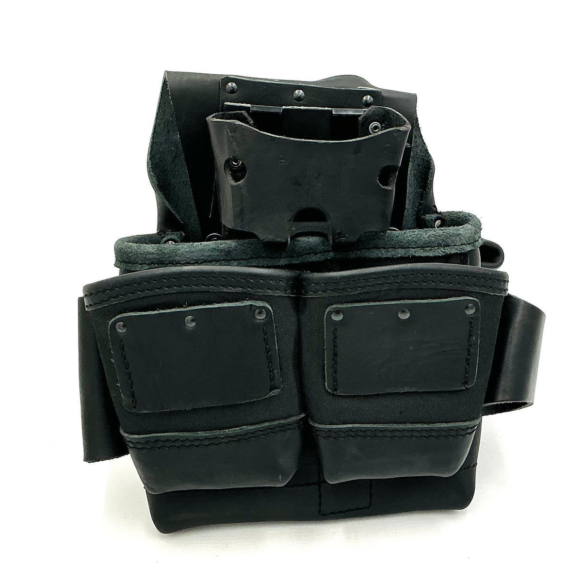 Tool pouch Raptor collection. Black leather /Tape Measure Holder/Extra Hammer Holder $10+