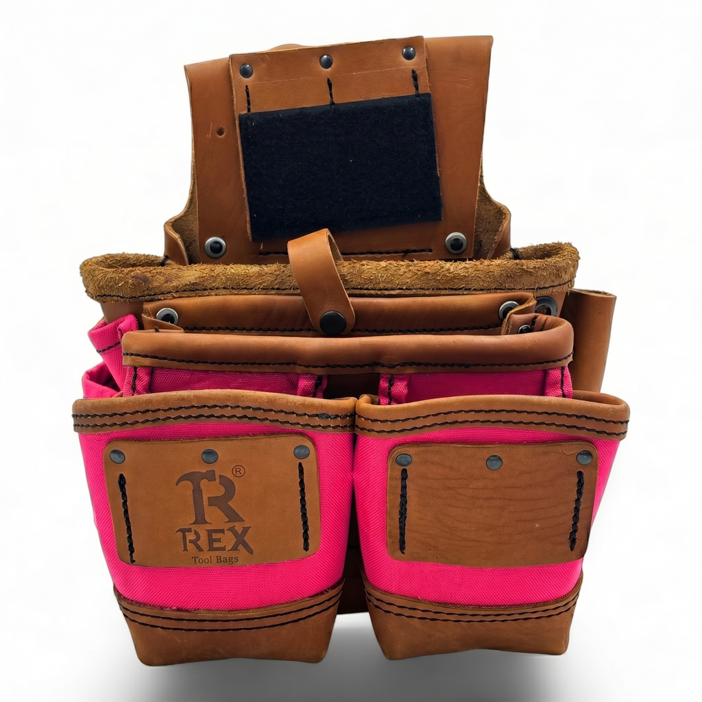 LEATHER FASTENER POUCHES GEN. CARP.  (6 bags)