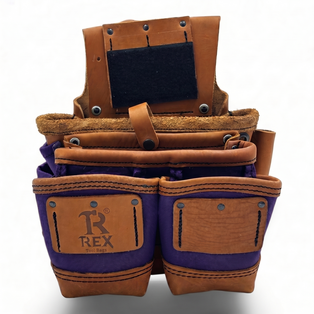 LEATHER FASTENER POUCHES GEN. CARP.  (6 bags)