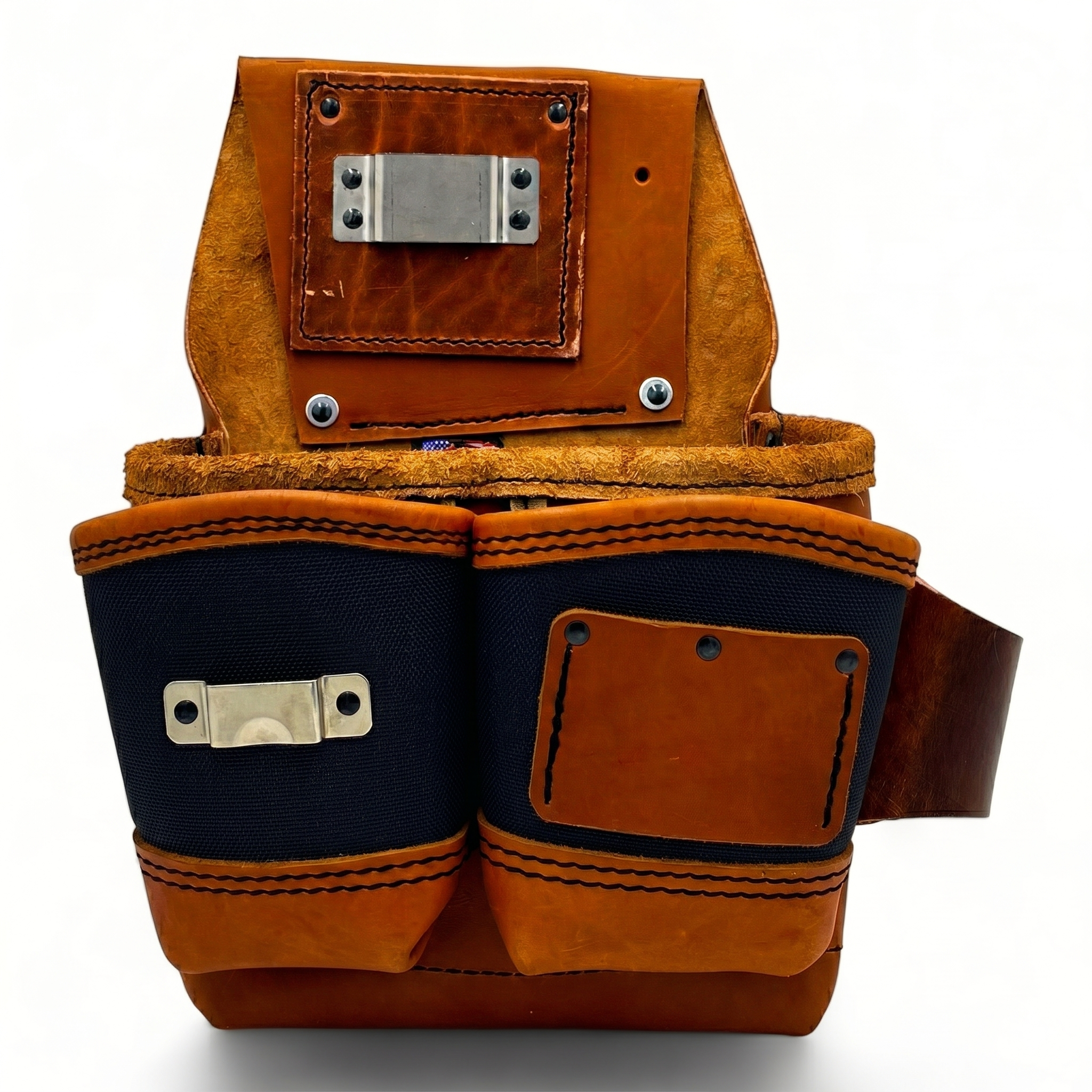 Leather Wood Framing Pouch