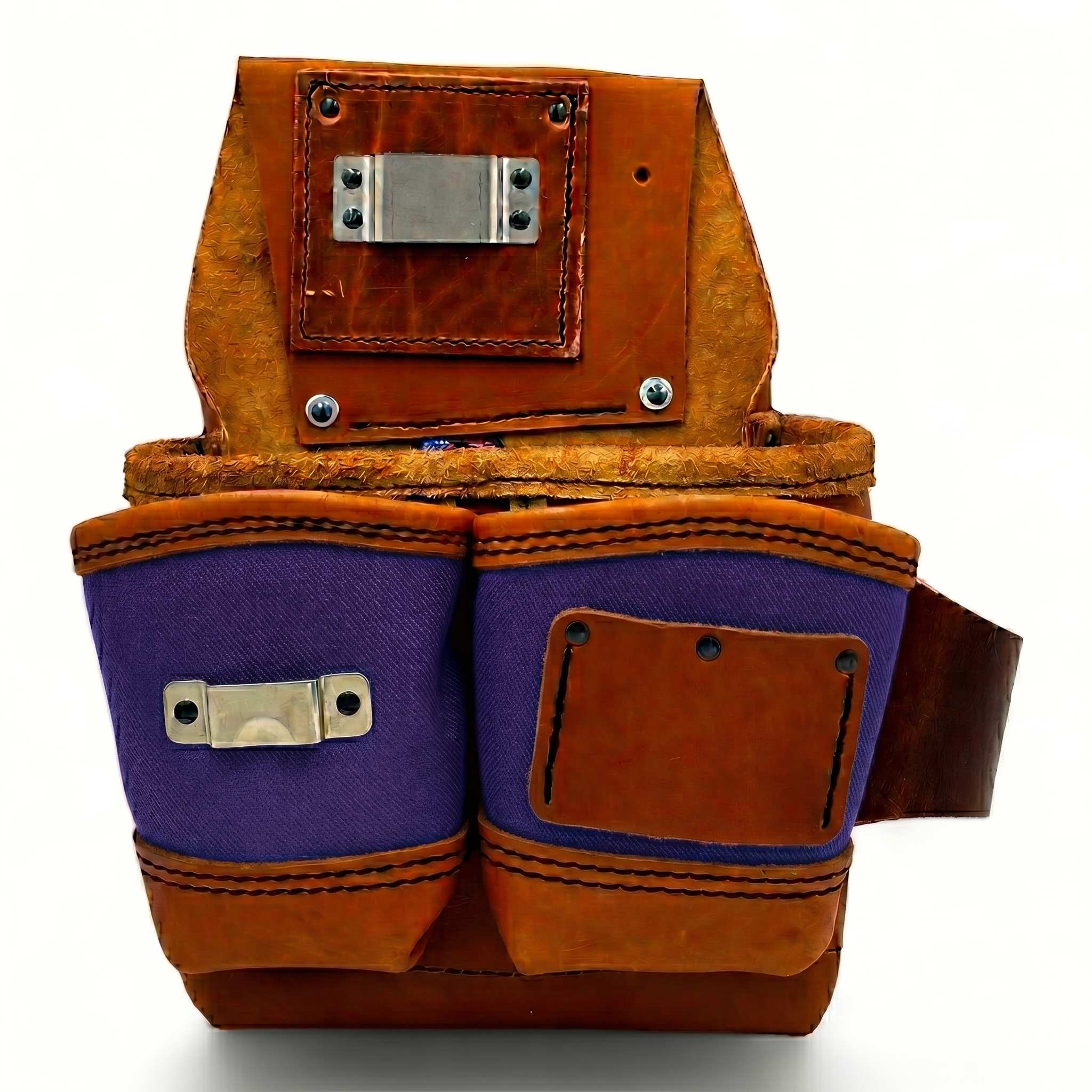 Leather Wood Framing Pouch