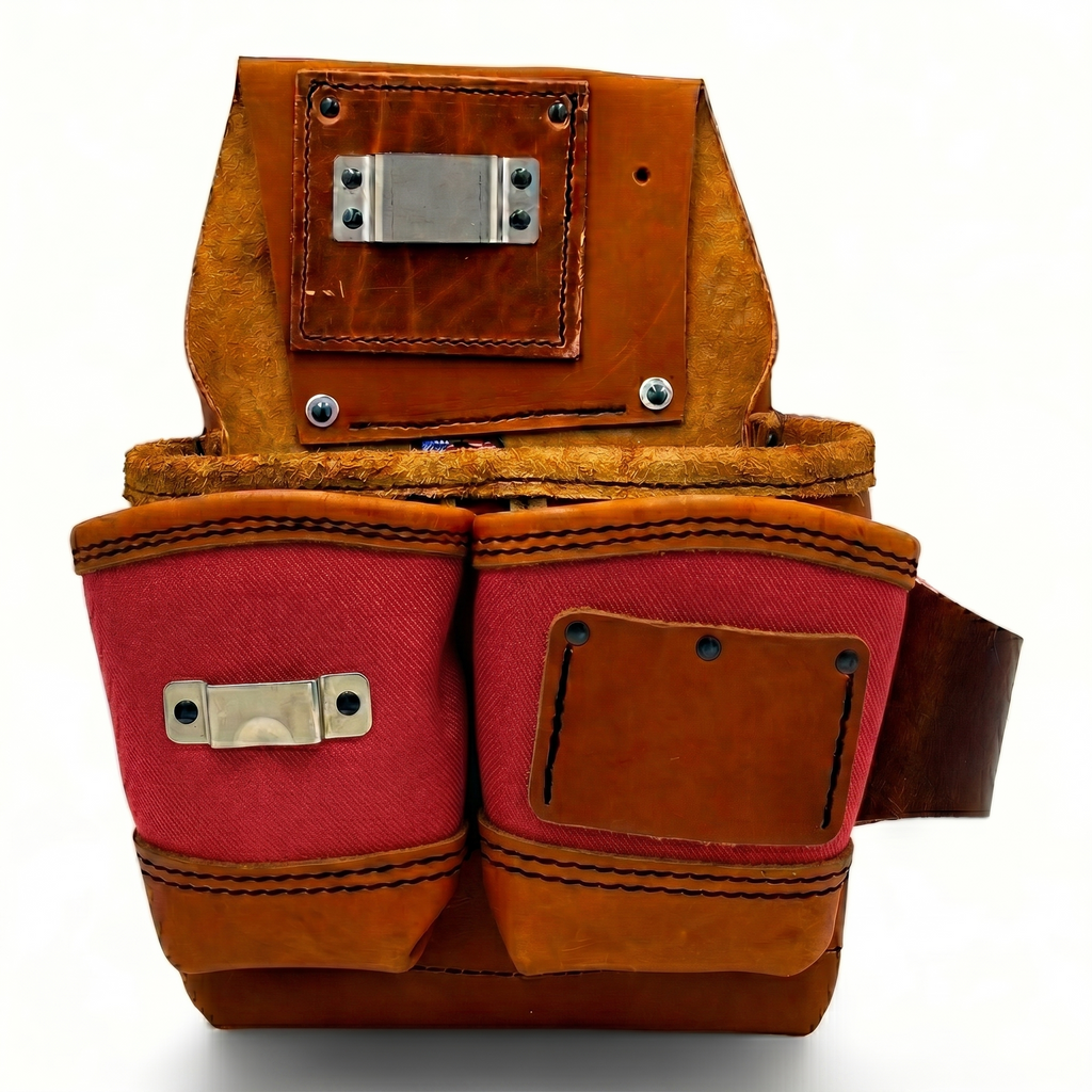 Leather Wood Framing Pouch