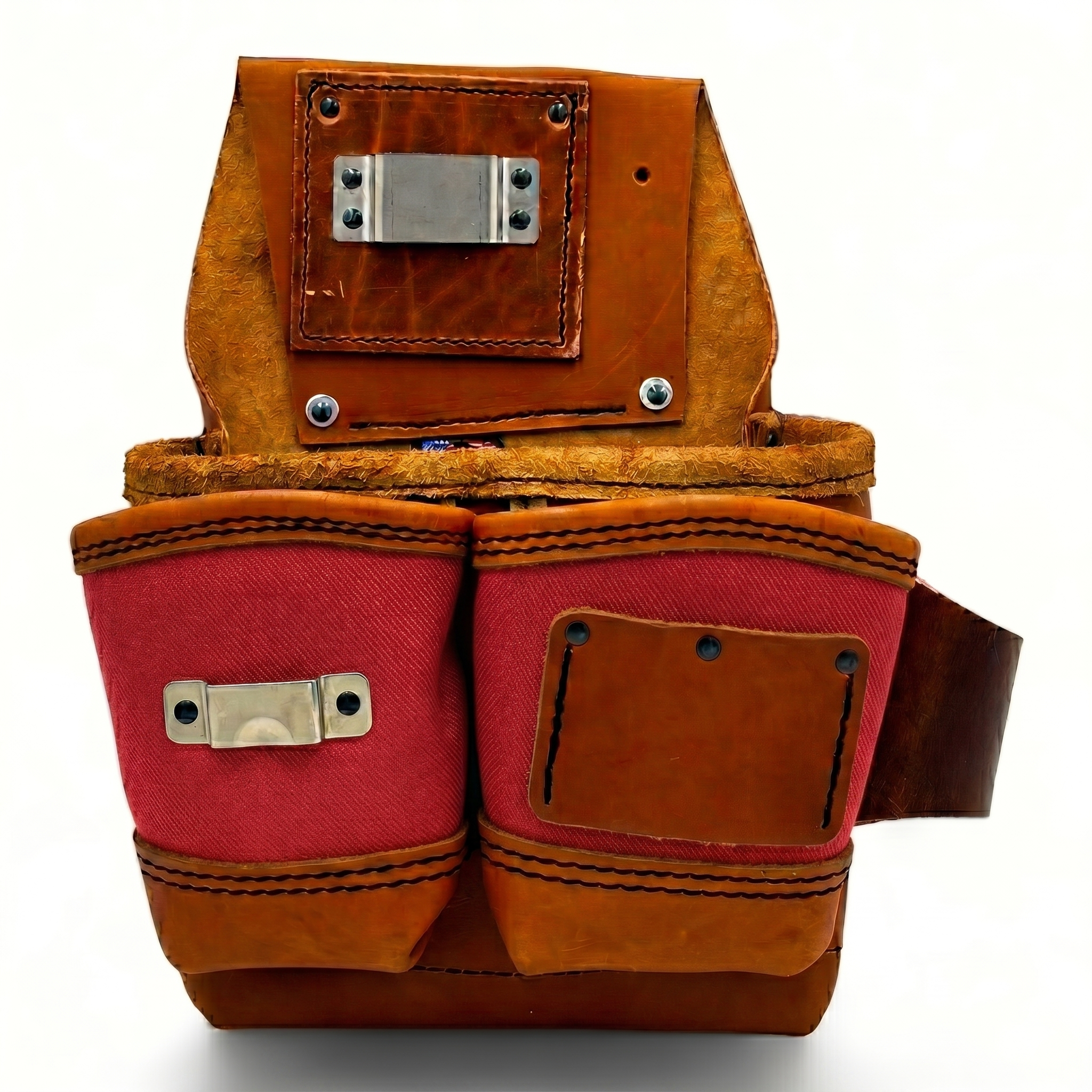 Leather Wood Framing Pouch