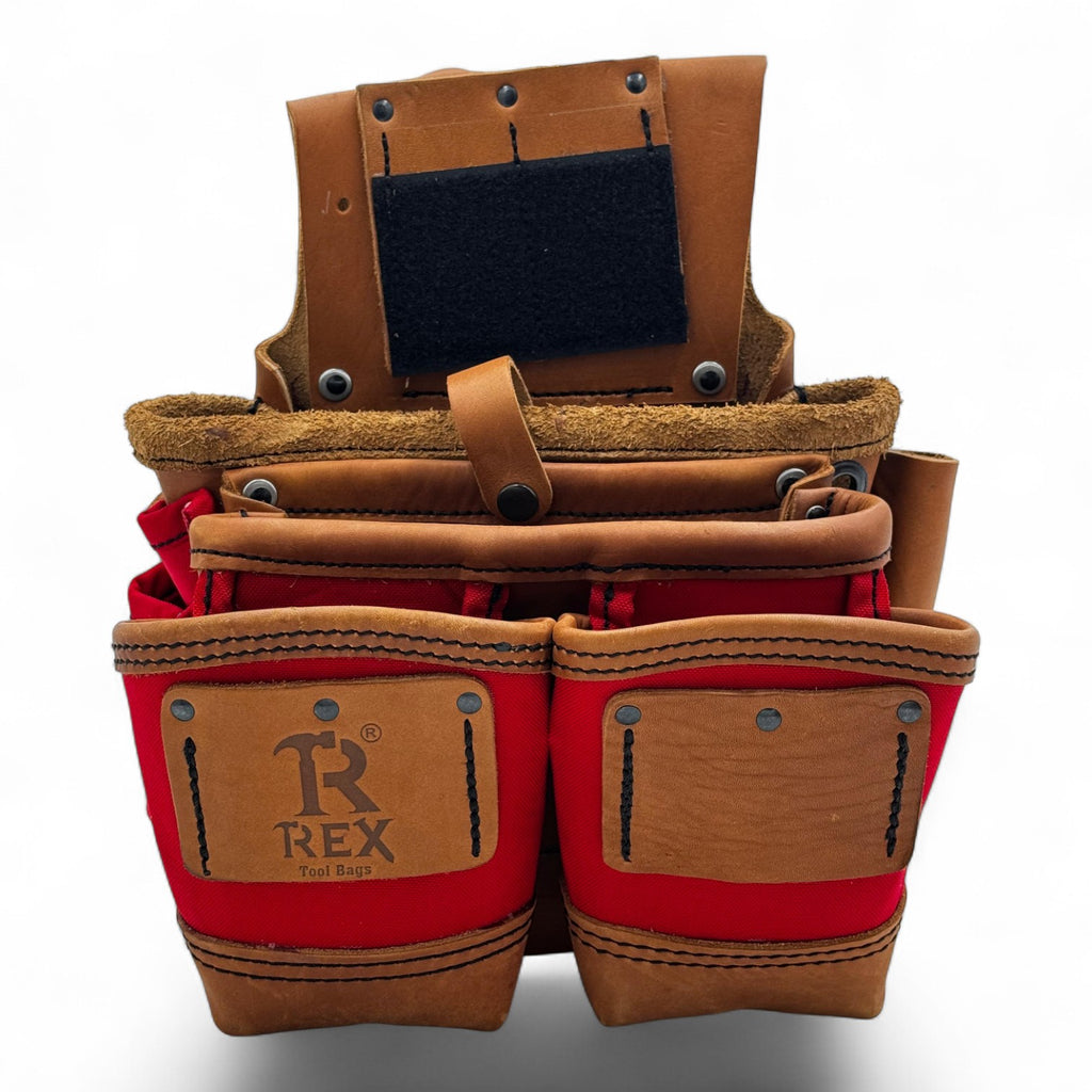 LEATHER FASTENER POUCHES GEN. CARP.  (6 bags)